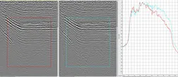 Q-PSDM migration result with restored high frequencies